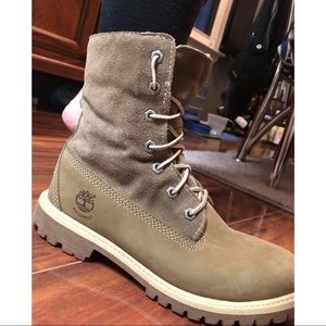 Timberland Waterproof Fleece Fold Down Boots